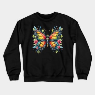 Robot Butterfly Crewneck Sweatshirt